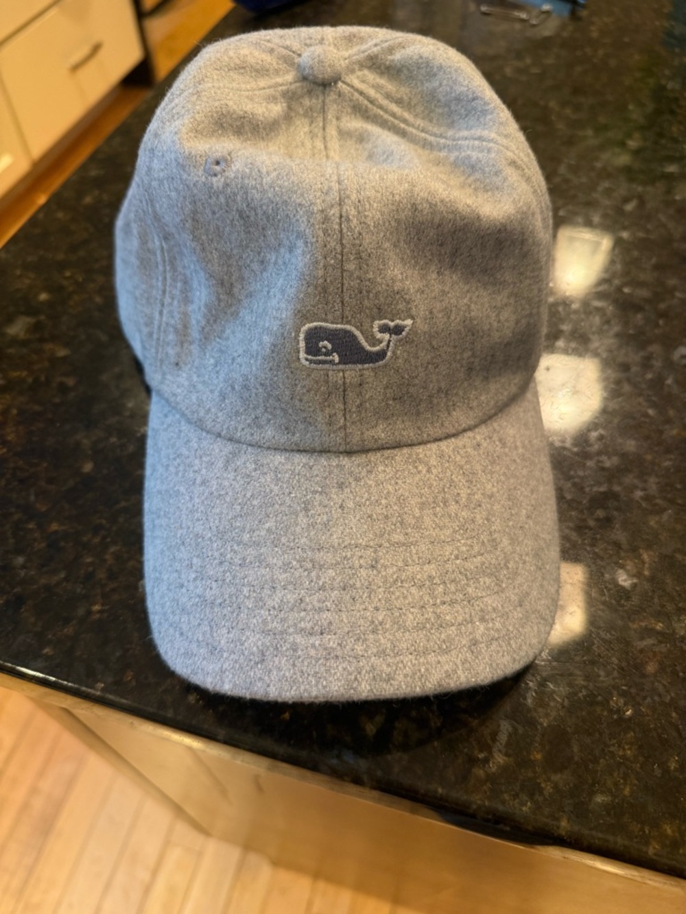 Vineyard Vines Heather Wiol blend Grey Whale Cap